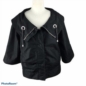 Mossimo Black Crop Jacket, Size Medium